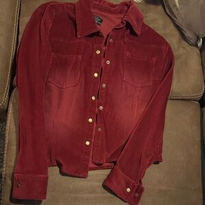 Sonoma Burgundy Corduroy Shirt